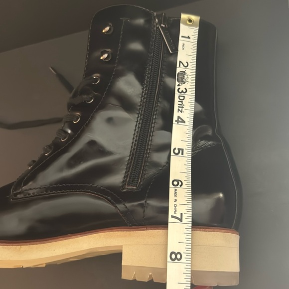 Aquatalia Oxblood Leather Lace Up Ankle Boots - Picture 9 of 17